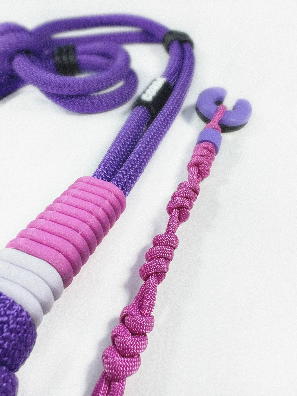 Correa de Perro , cuerda de escalada, correa perro morada y rosa, 3d, correa para perro resistente