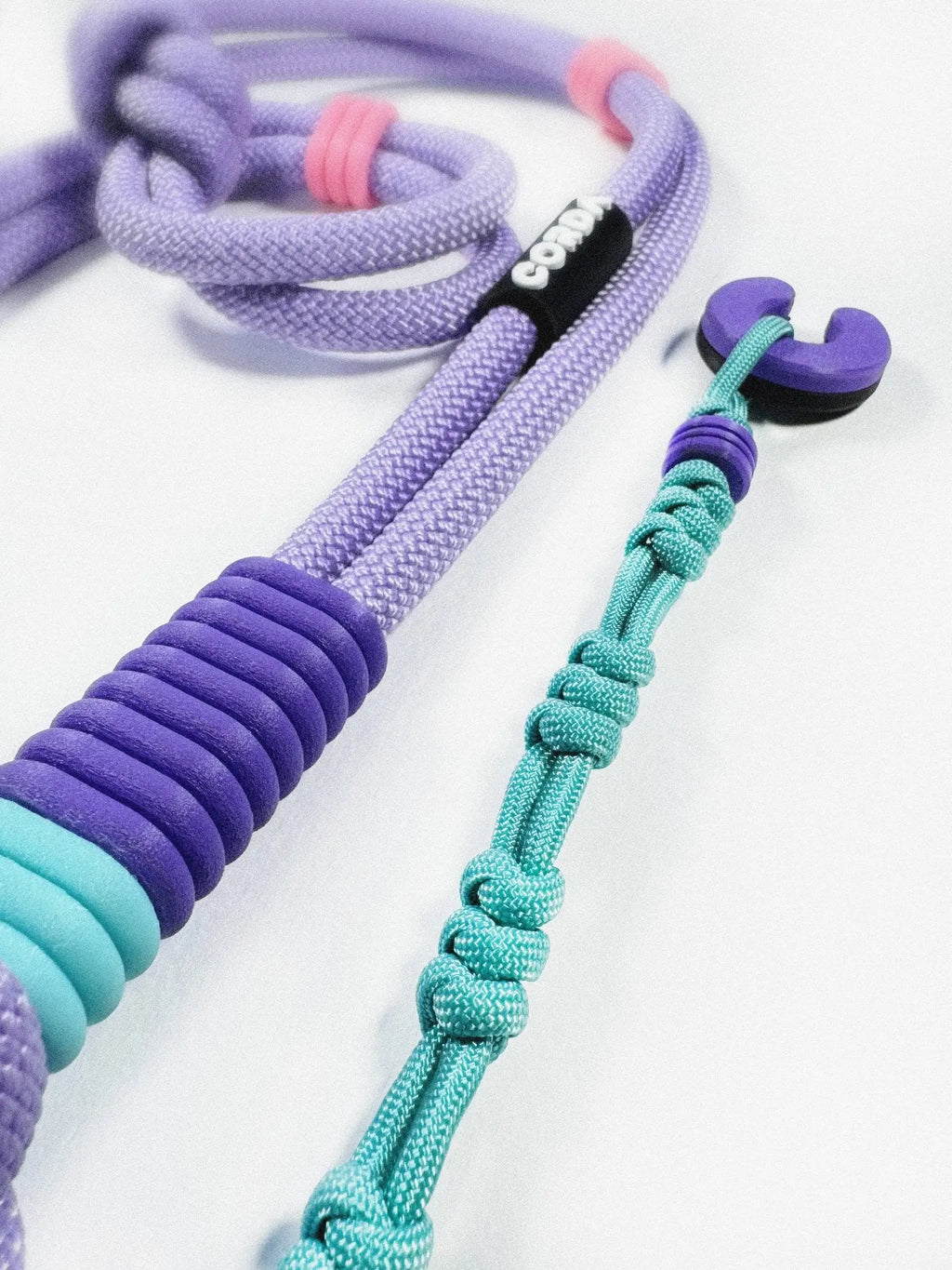 Correa de Perro , cuerda de escalada, correa lila, 3d, correa para perro resistente