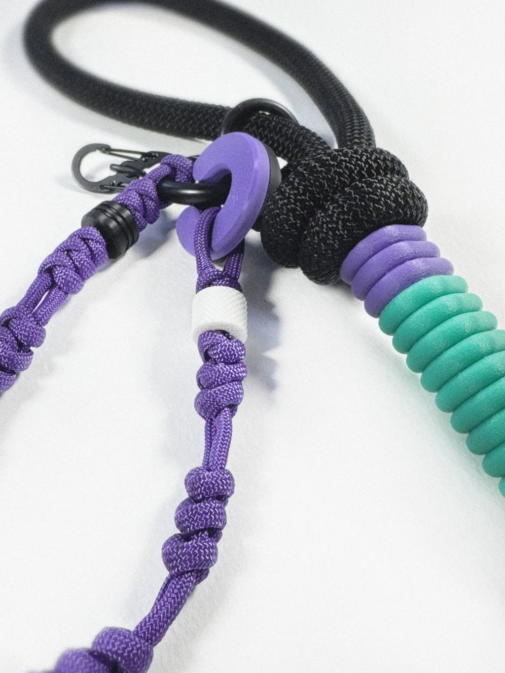 Correa de Perro , cuerda de escalada, correa perro negra, 3d, correa para perro resistente, correa para mascota divertida