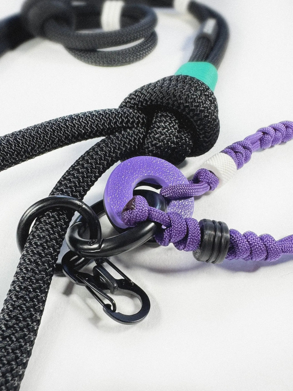 Correa de Perro , cuerda de escalada, correa perro negra, 3d, correa para perro resistente, correa para mascota divertida